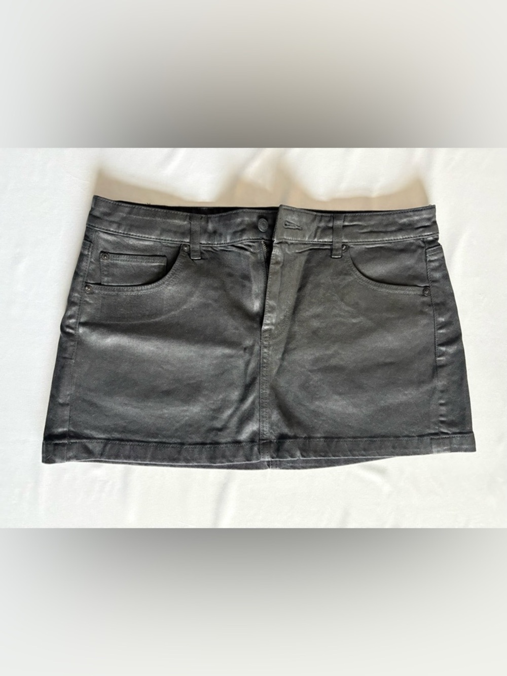 American Eagle Black Denim Skirt